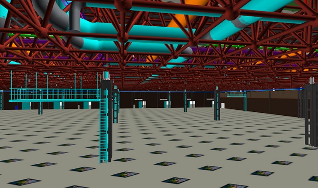 Industrial point-cloud model prepared for engineering use
